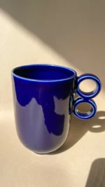 kubek z uchem 0.5 l (kobalt) - obrazek 3