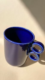 kubek z uchem 0.5 l (kobalt) - obrazek 2