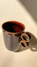 kubek z uchem 0.5 l (miodowy) - obrazek 2