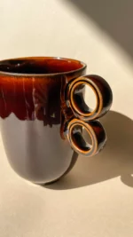 kubek z uchem 0.5 l (miodowy) - obrazek 3