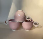filiżanka 220 ml z uchem (jasny róż) - obrazek 4