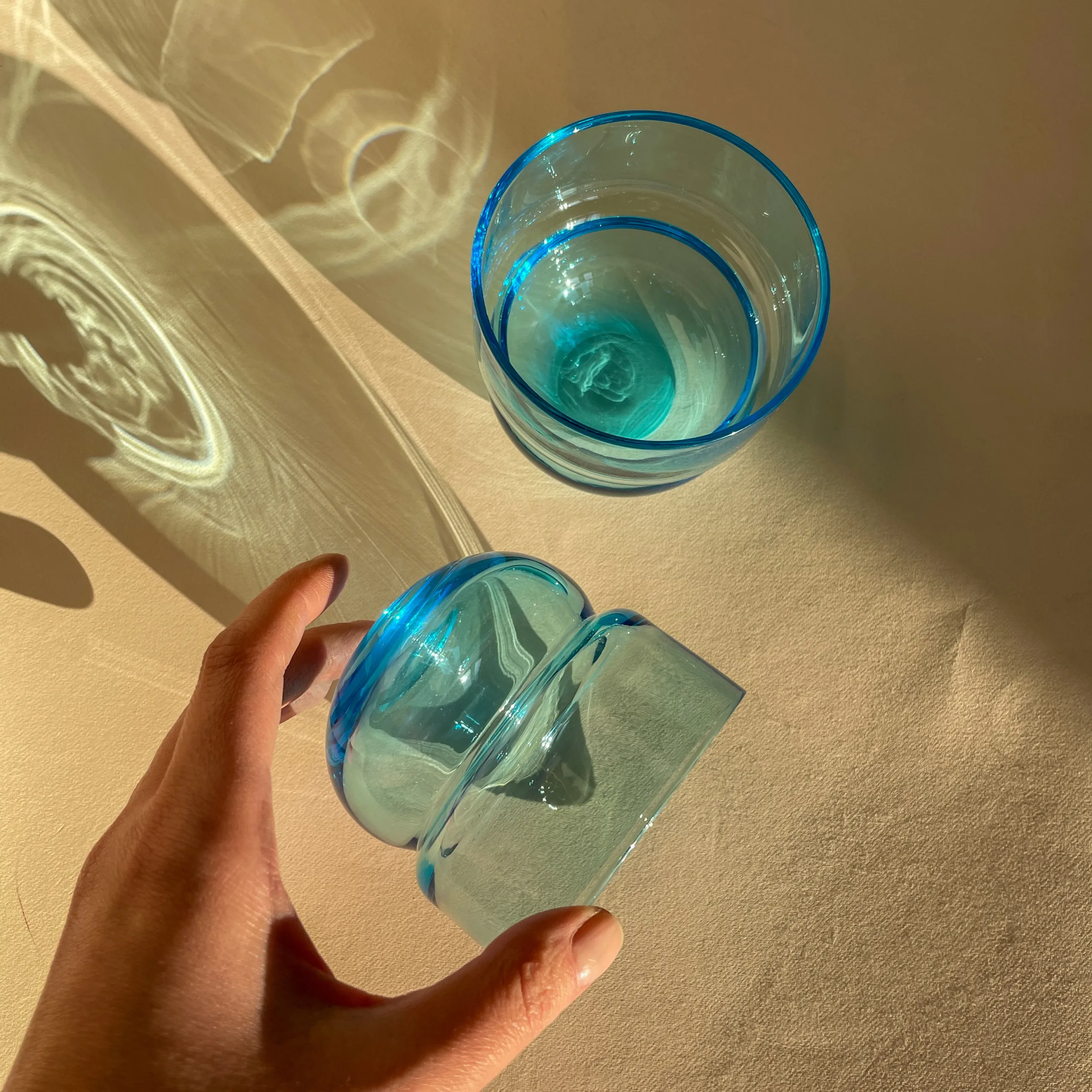 SZKLANKI RUNO REGULAR (2szt) turkusowe