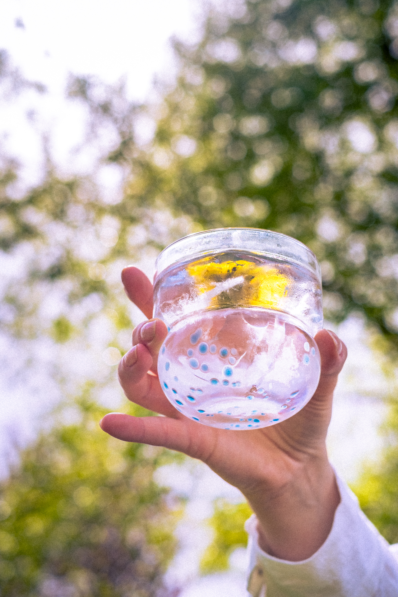 SZKLANKI RUNO REGULAR (2szt) morskie kropki