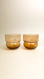 SZKLANKI RUNO REGULAR (2szt) złoty brąz - obrazek 3