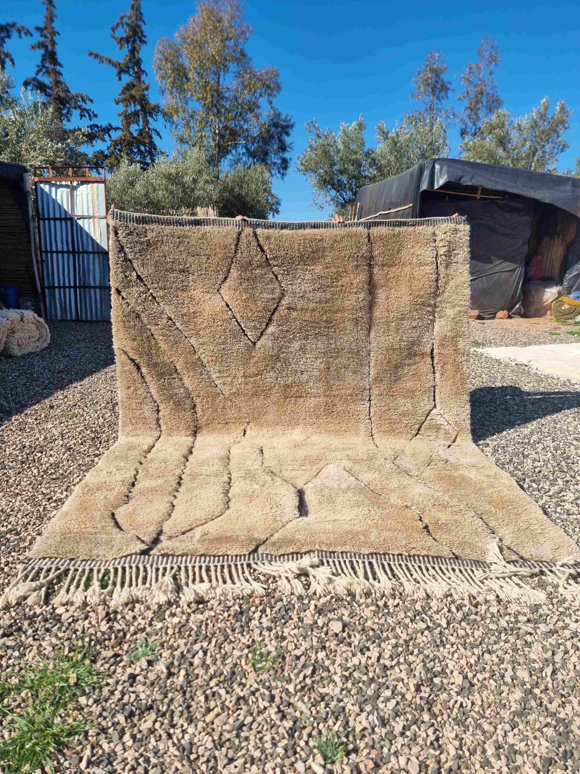 Dywan ręcznie tkany BENI MRIRT (Dune) 150 x 250