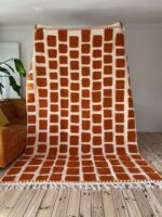 Dywan marokański z owczej wełny (Brick) 193 x 298