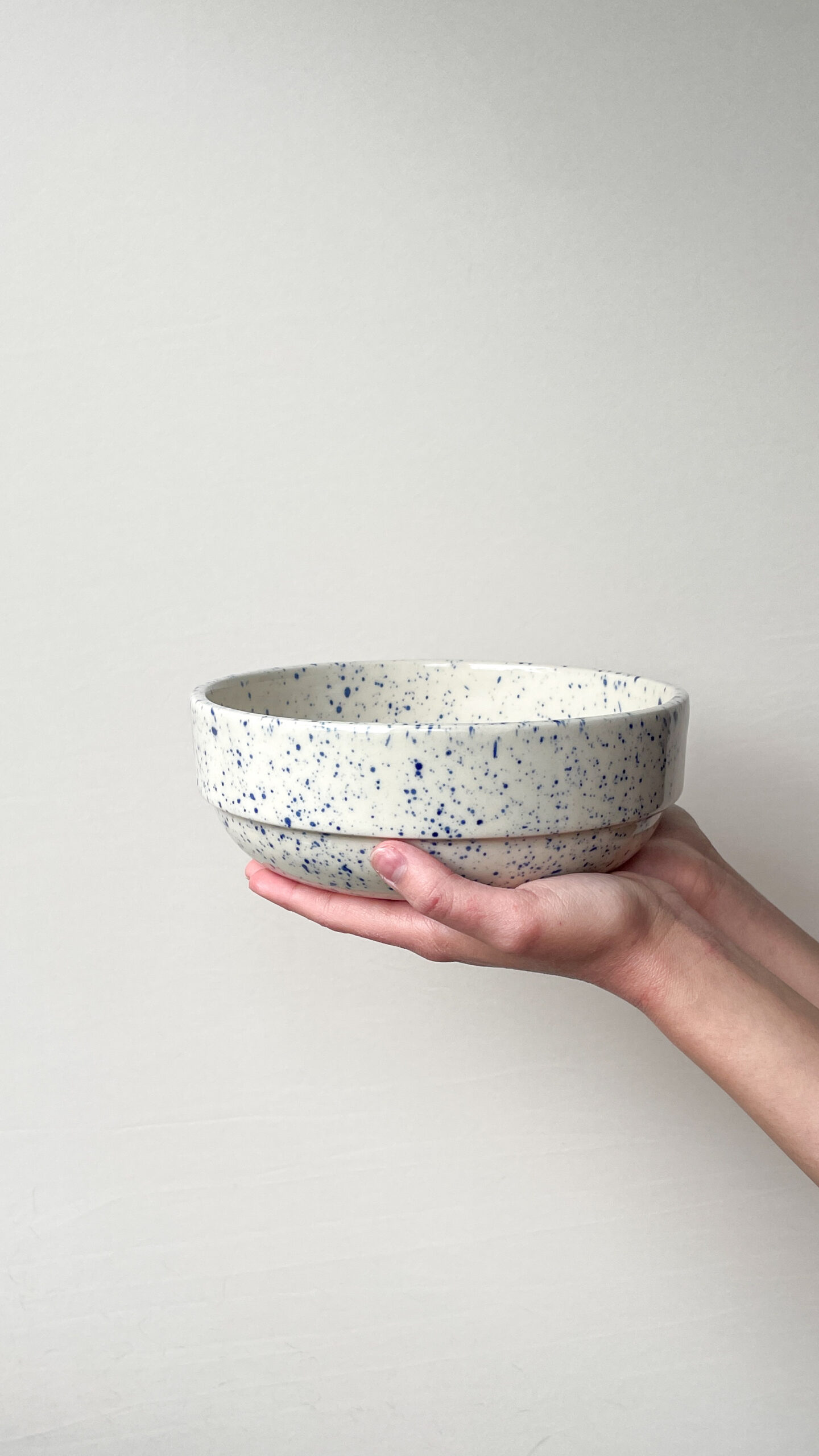 MISKA/BOWL kobaltowe ciapki   (17 cm)