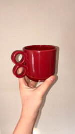 KUBEK (330ml) burgund - obrazek 3