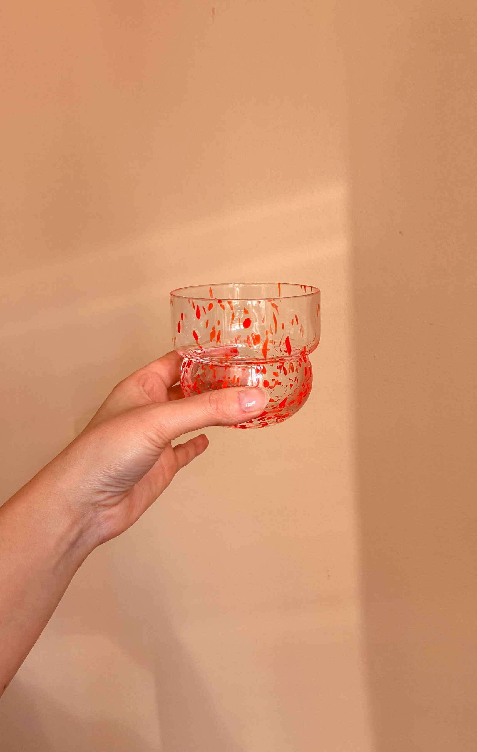 SZKLANKI RUNO REGULAR (czerwone kropki)