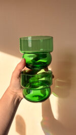 SZKLANKI RUNO REGULAR (2szt) butelkowa zieleń - obrazek 2