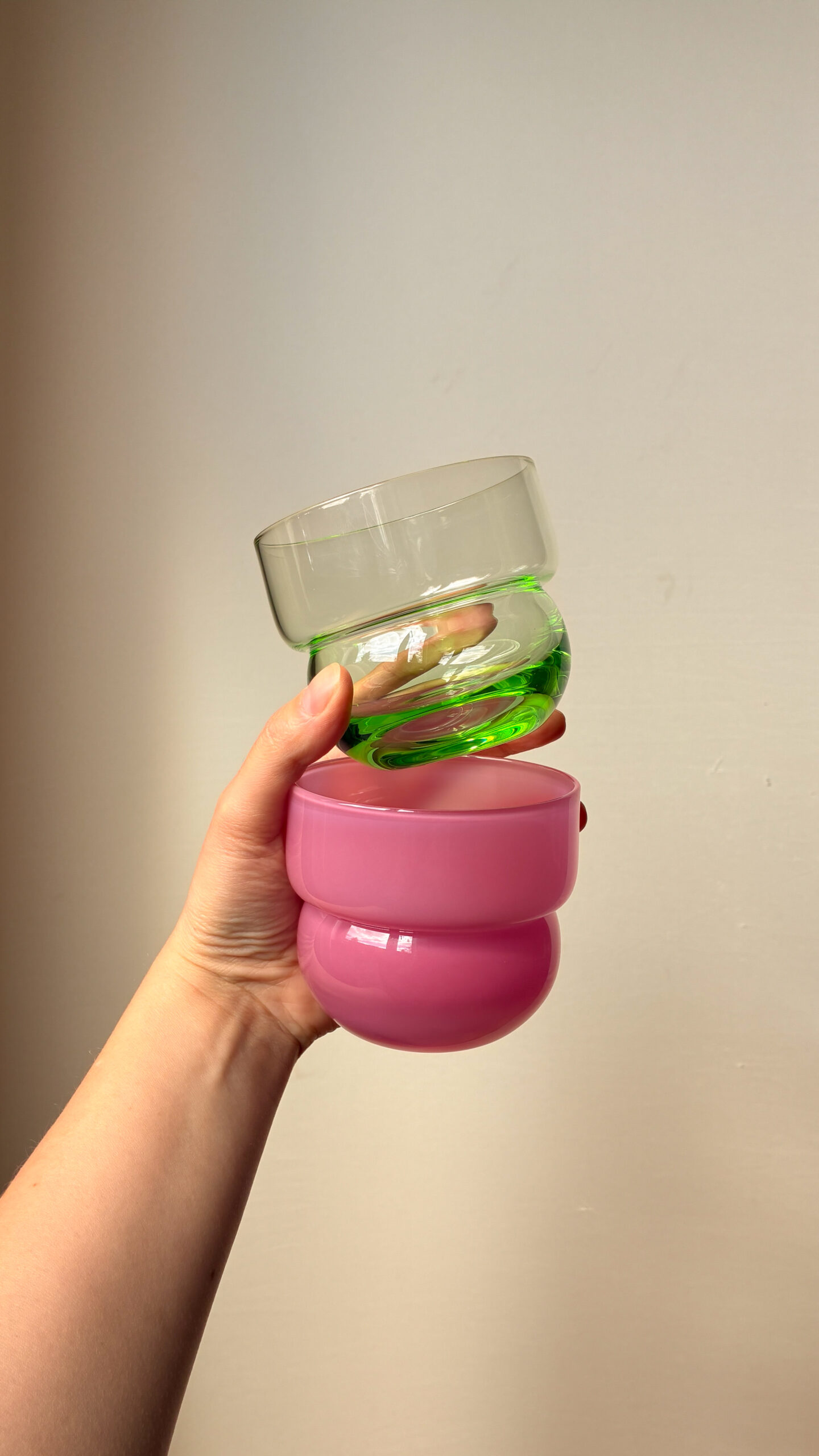 SZKLANKI RUNO MIX REGULAR (2szt.) malina + trawa