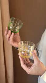 SZKLANKI RUNO MIX REGULAR (2szt.) trawa + żółte kropki - obrazek 3