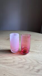 SZKLANKI RUNO SLIM MIX (2 szt.) 220 ml grejpfrutowe + fuksja
